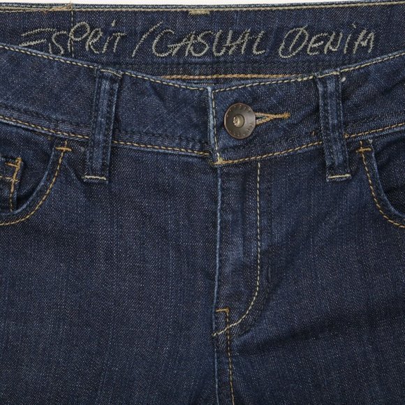 Esprit Smart Straight Jeans Dark‎ Stretch 28 32 Actual 29 X 28 - Picture 9 of 12